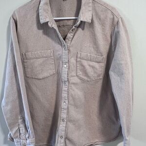 Madewell Flannel Sunday Shirt in Speckle